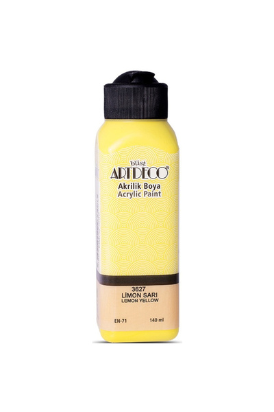 Artdeco Akrilik Boya 140 ML Limon Sarı 070R-3627