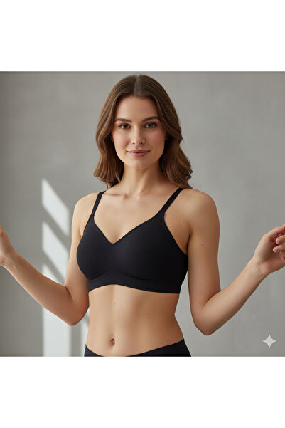 HS İÇ GİYİM Women's Underwire-Free Unsupported Ghost Bra (Removable Pad) Umt