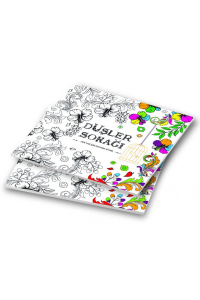 Karatay Yayınları 4E كتاب تلوين شارع الأحلام لجميع الأعمار دار نشر كاراتاي