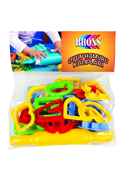 Genel Markalar Oyun Hamuru Harf Kalıp Seti BR-473
