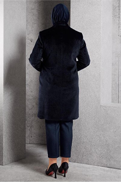 Alvina Plus Size Stone Coat 90557