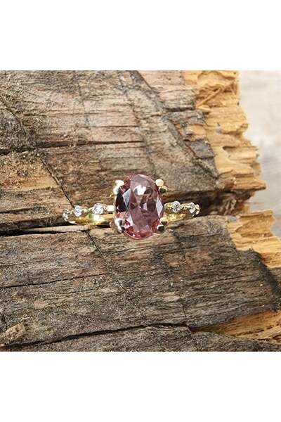 FasekGold Gümüş Yüzük - 0.95 CT Zultanit Kadın 925 Ayar Gümüş Evlilik Teklifi...