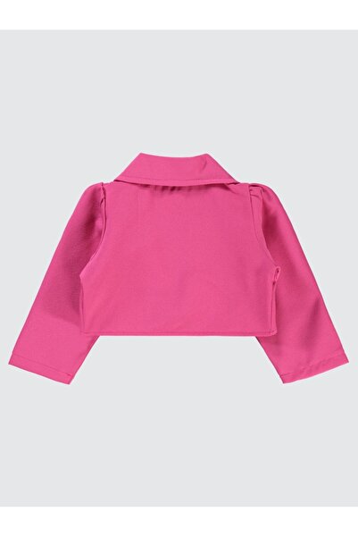 Civil Girls Broşlu 2-5 Yaş Bolero - Fusya 3-4 Yaş