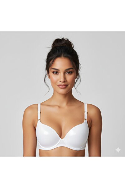 HS İÇ GİYİM Women's 2 Size Larger Showing Double Support Magic Bra Le Jardin