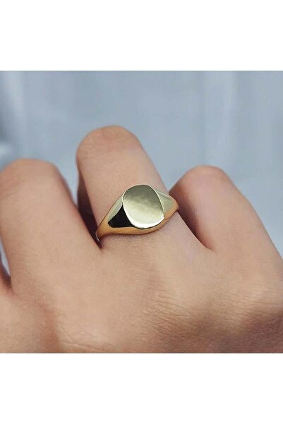 FasekGold Gümüş Yüzük - Octagon Şövalye Tarz Tasarım 925 Ayar Gümüş Yüzük