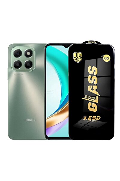 HONOR X6b (Flippy) Screen Protector - 0.35mm Tempered ESD Glass, Black Edges, Antistatic