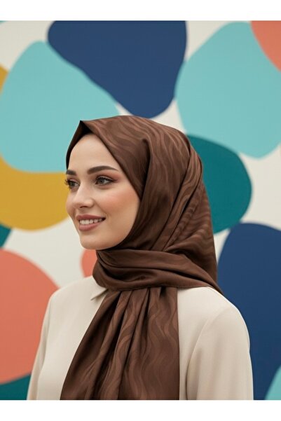 Store Madame Polo - Geometrik Desenli Jakarlı Eşarp