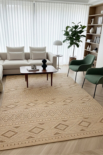 MELARİS HALI Aselya Yumuşak Örgü Bukle Modern Dokuma Halı Çocuk Oturma Odası Halısı Salon Mutfak Halısı