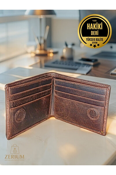 ZERİUM Genuine Leather Arven – Premium Genuine Leather Men's Wallet and Card Holder
