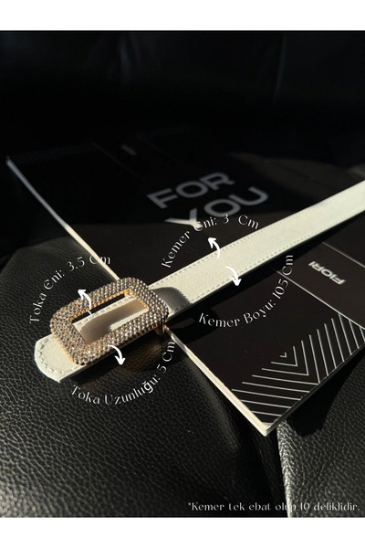 Fiori Cureaua de dama cu catarama patrata cu stras, centura pentru pantaloni, centura pentru haina, centura pentru rochie, centura pentru camasa