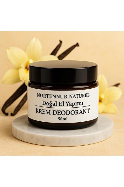 nurtennur Vanilya Krem Deodorant 50 ML | Ter Kokusu Önleyici , Uzun Süre Kalı...