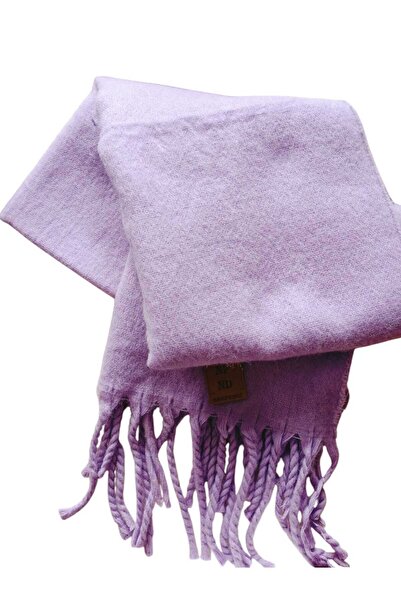 ENEFENDİ Moale și cu ciucuri, liliac violet - șal de umăr, eșarfă Pofidiği, personalitate 50x185
