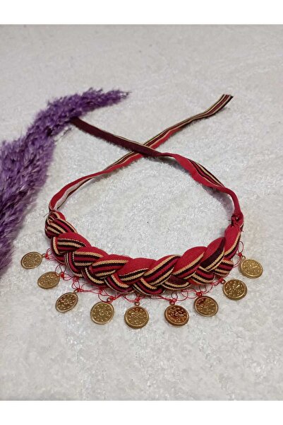 LBL La Bella Collection Girl's Keşan Fabric Li̇rali̇ Knitted Tie-Up Bandana Show Costume