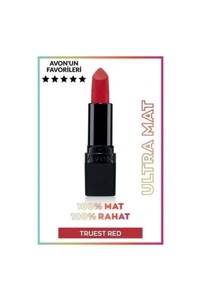 AVON Ultra Mat Ruj - Truest Red