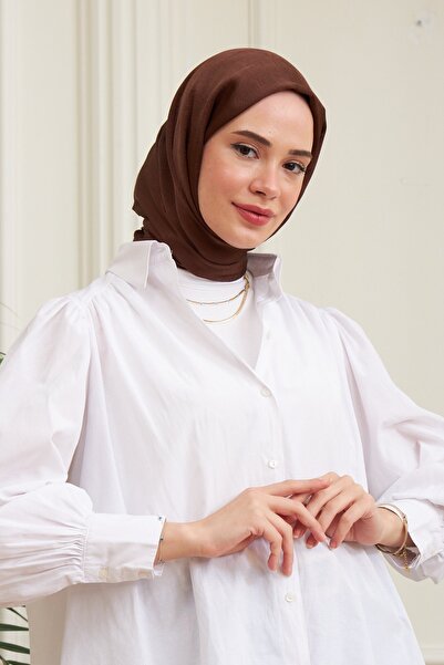 İpekhan Janjan Double Sided Shawl Bitter Brown