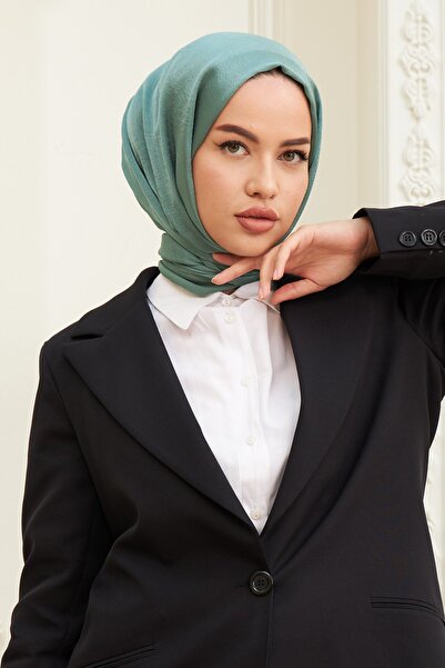 İpekhan Σάλι διπλής όψης Janjan σε σμαραγδένιο πράσινο