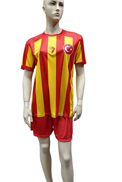 SPORIO futbol forması tek üst futbol Forması Klasik Çubuklu Model - Kişiye Öz...
