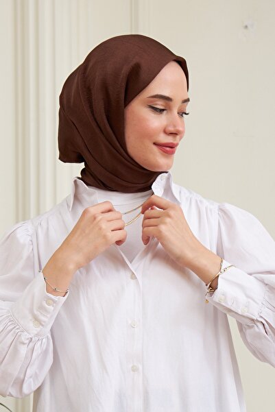 İpekhan Janjan Double Sided Shawl Bitter Brown