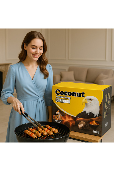 BLACK ROYAL MANGAL KÖMÜRÜ TEK KİBRİTLE YANAN 4X2KILO