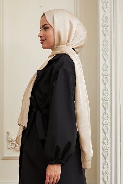 İpekhan Janjan Double Sided Shawl Ecru