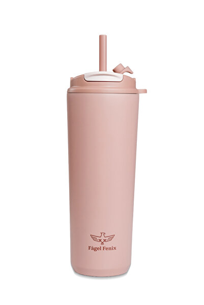 Fagel Fenix 710 ml Triple Sip Dune Rose Çift Katmanlı Paslanmaz Çelik Termos Matara