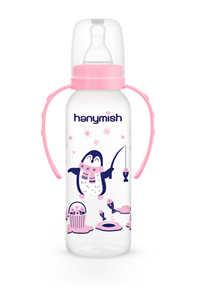Hanymish Kulplu Pp Biberon (240 ML) Pembe