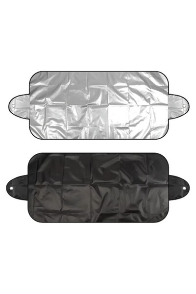 WTO Protectie parasolar parbriz WTO®, vara-iarna, Argintiu, 190 x 70 cm, Impe...