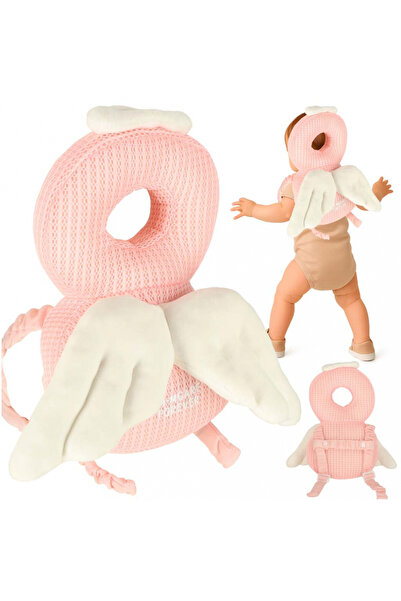 Ikonka Pernuta de protectie spate si cap pentru copii, Ikonka, in forma de ru...