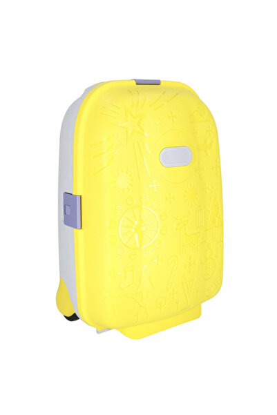 Ikonka Troller de voiaj pentru copii cu roti Yellow