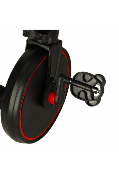 SERSIMO 3in1 Mini tricycle 67x47x51 cm, convertible into a balance bike, adjustable, foam wheels, red-black