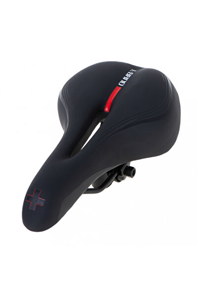 Ikonka Sa pentru bicicleta in forma ergonomica Poliuretan 30x17.5x10cm Negru