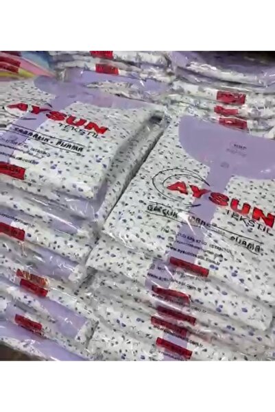 AYSUN TEKSTİL PRODUS NOU... Set de pijamale pentru mamă din bumbac de iarnă, din bumbac dublu, cu căptușeală din fleece umaş Geniş Ke croială nden, liliac deschis