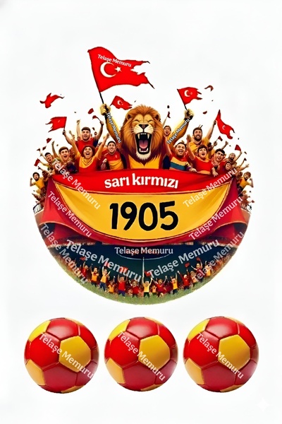 telaşe memuru Sarı Kırmızı Pasta Süsü - Pasta Resmi ve Baskısı Pasta Süsü - Doğum Günü Yenilebilir Kağıt Baskı 1