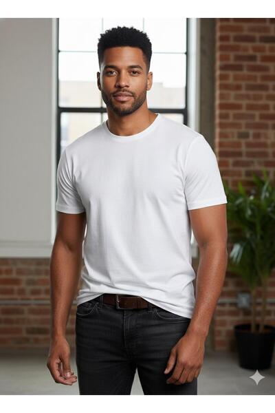Rose ERKEK T-SHİRT 30/2 KUMAŞ TOK KUMAŞ FULL PAMUK