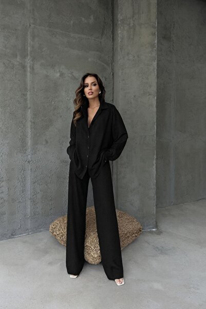 İLKCET MODA Bürümcük Women's Shirt Pants Set