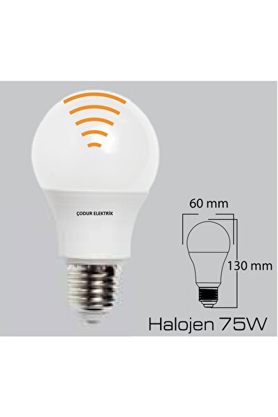 Osaka Light 10w 230v E27 A60 Radar Sensörlü Led Beyaz Işık Ampul 6500k