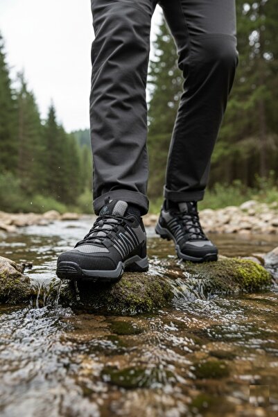 Vojo Heber Suya Dayanıklı Kışlık Outdoor Erkek Ayakkabı Gri