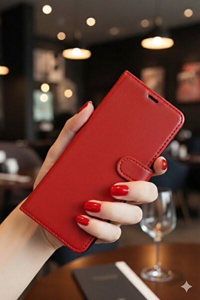 TechTrove Samsung Galaxy S8 Kılıf Deri Mıkntıslı Kapaklı Standlı Cüzdanlı Kılıf