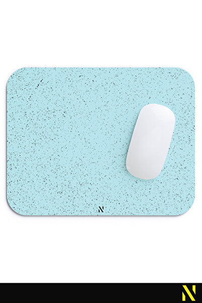 nilizma Подложка за мишка с тюркоазен пясъчен мотив - 23x19 cm, с неплъзгаща се основа, ергономична подложка за мишка