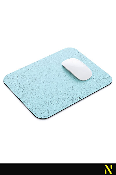nilizma Подложка за мишка с тюркоазен пясъчен мотив - 23x19 cm, с неплъзгаща се основа, ергономична подложка за мишка
