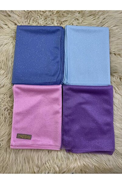 ALDAIYR 4 Pcs Women's Silvery Silver Glitter Evening Dress Shawl