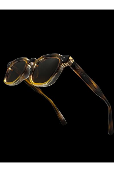 NOCTURNA FRAMES Unisex Sunglasses MONO Havana Print | Polarized, Brown Lenses UV400