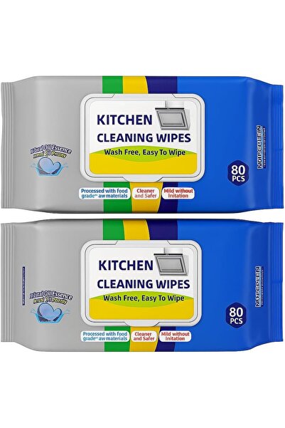 4basix Kitchen Cleaning Wipes Coconut Oil Essence 2 Pack (160 Count) - Multip...