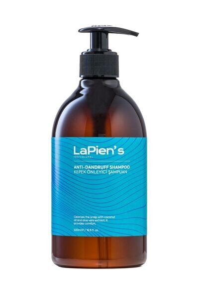 Lapien's Kepeğe Karşı Yoğun Etkili Şampuan Kepek Kaşınıtı ,yağlanma Önleyici 500 ml