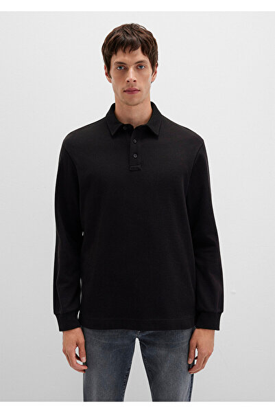 Mavi Uzun Kollu Siyah Polo Tişört Regular Fit / Normal Kesim 0612881-900