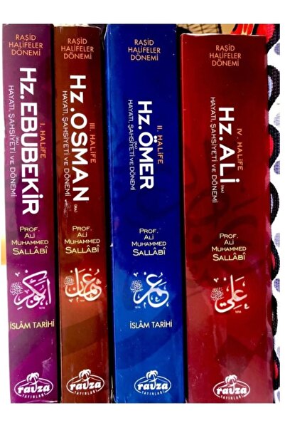 Ravza Yayınları Raşid Halifeler Seti Hz.ebubekir, Hz. Ömer, Hz. Osman, Hz. Al...