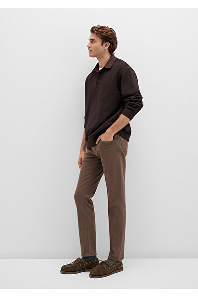Mavi Marcus Kahverengi Comfort Gabardin Pantolon 0035190680