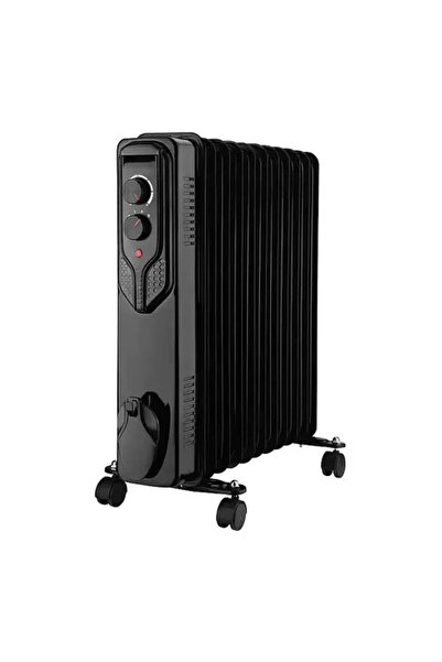 homenter Voltomat Termostatlı 2500 W 11 Dilim Yağlı Radyatör Siyah