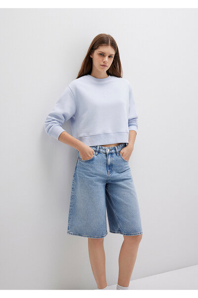 Mavi Bisiklet Yaka Sweatshirt 1S10387-89201