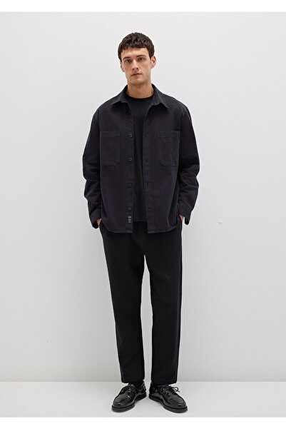 Mavi Tencel TM Liyosel Karışımlı Siyah Gömlek Regular Fit / Normal Kesim 0211649-900